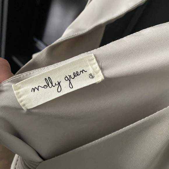 Molly Green taupe dress size small - Picture 3 of 3